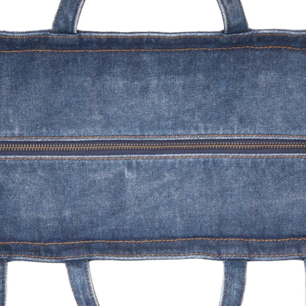Telfar Large Denim Shopper - Blue - Picture 3 of 7